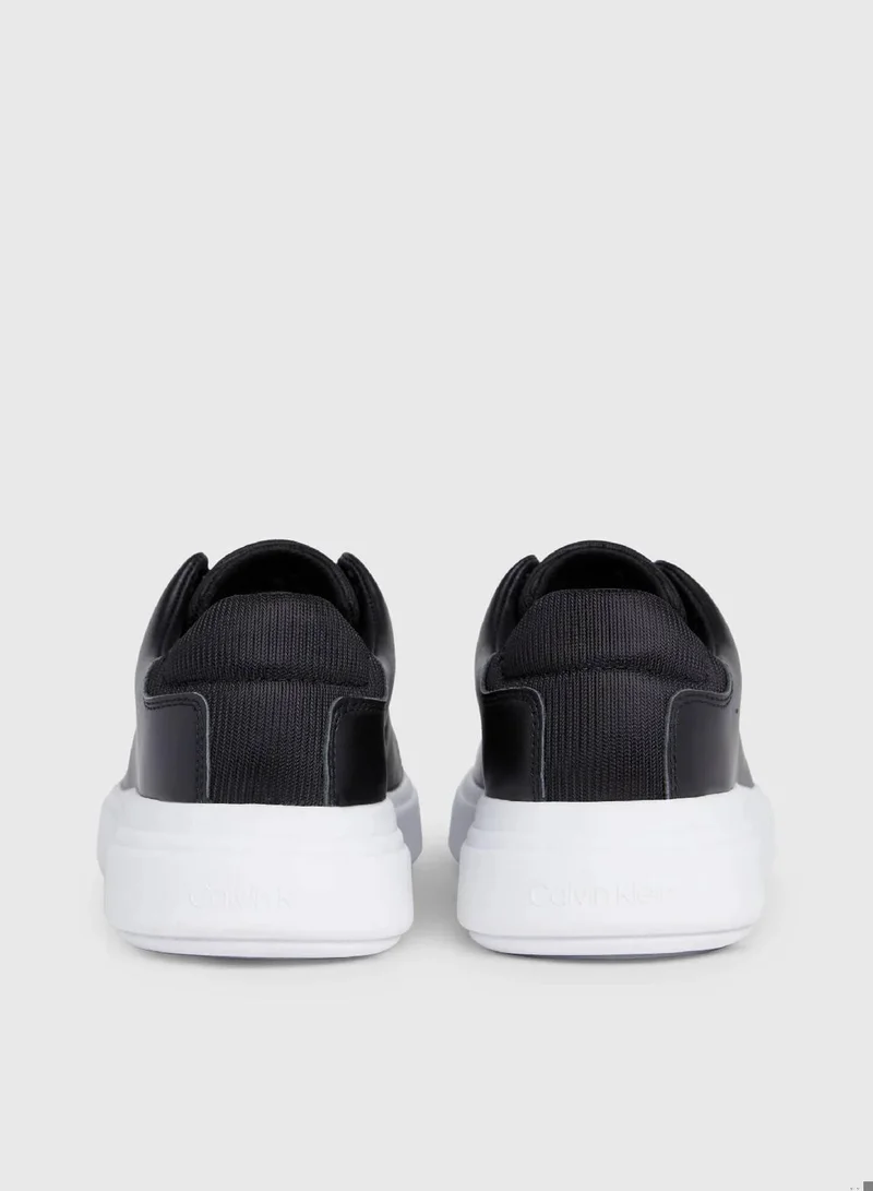 Calvin Klein Black Leather Trainers for Women | Best Price UAE