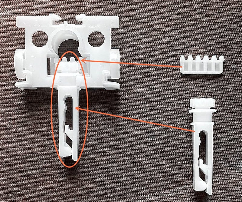 APUXON 20pcs The Stem and Gear for Vanes Carrier of 3-1/2"" or 5"" Vertical Blinds Components Used for Headrail - Image 3