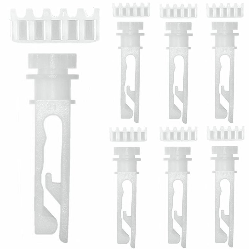 APUXON 20pcs The Stem and Gear for Vanes Carrier of 3-1/2"" or 5"" Vertical Blinds Components Used for Headrail - Image 1