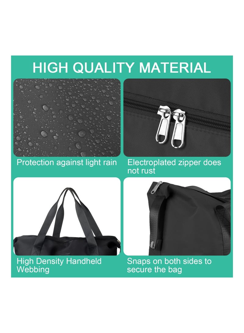 SYOSI Travel Duffel Bag, SYOSI Dry & Wet Seperated Sports Gym Bag Waterproof Shopping Bag Carry On Bag for Women Men Sports Gym Weekender Tote Bag - Image 4