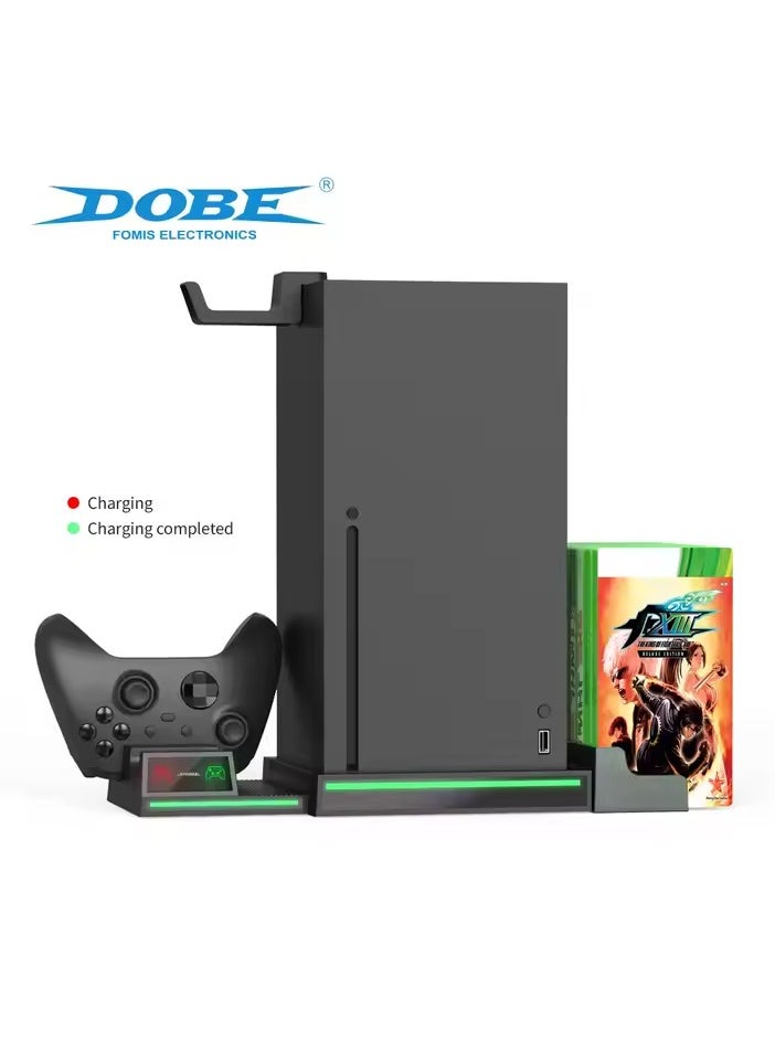 DOBE - Dobe TYX-1622 Multi-function Base XSX Controller Charger Disc Storage Rack for XOBX Series X Console - Image 1