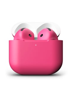 MERLIN CRAFT CUSTOMIZED APPLE AIRPODS 4 NEON PINK