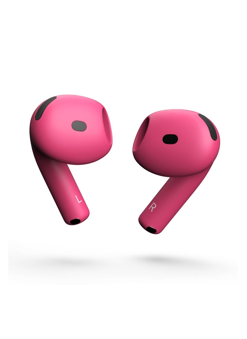 Craft - MERLIN CRAFT CUSTOMIZED APPLE AIRPODS 4 NEON PINK - Image 1