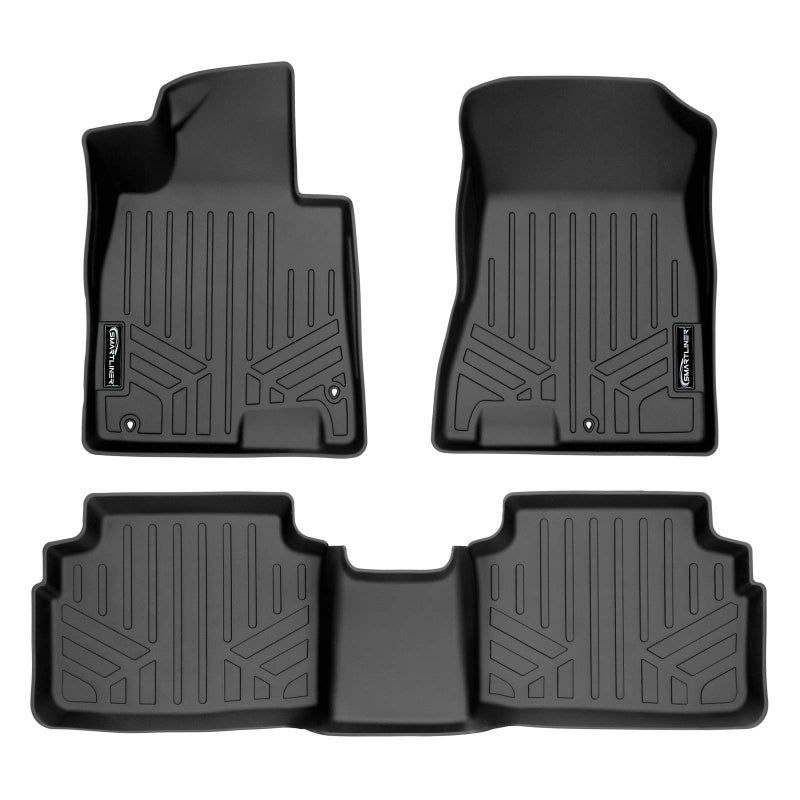 SMARTLINER Custom Fit Floor Mats 2 Row Liner Set Compatible with 20202023 Hyundai Sonata