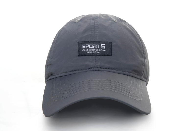 ketmart Hat for Men Woman Sports Cap Sun Hat Quick Drying Soft Polyester Fiber Adjustable for Men and Women(Color_Grey) - Image 2