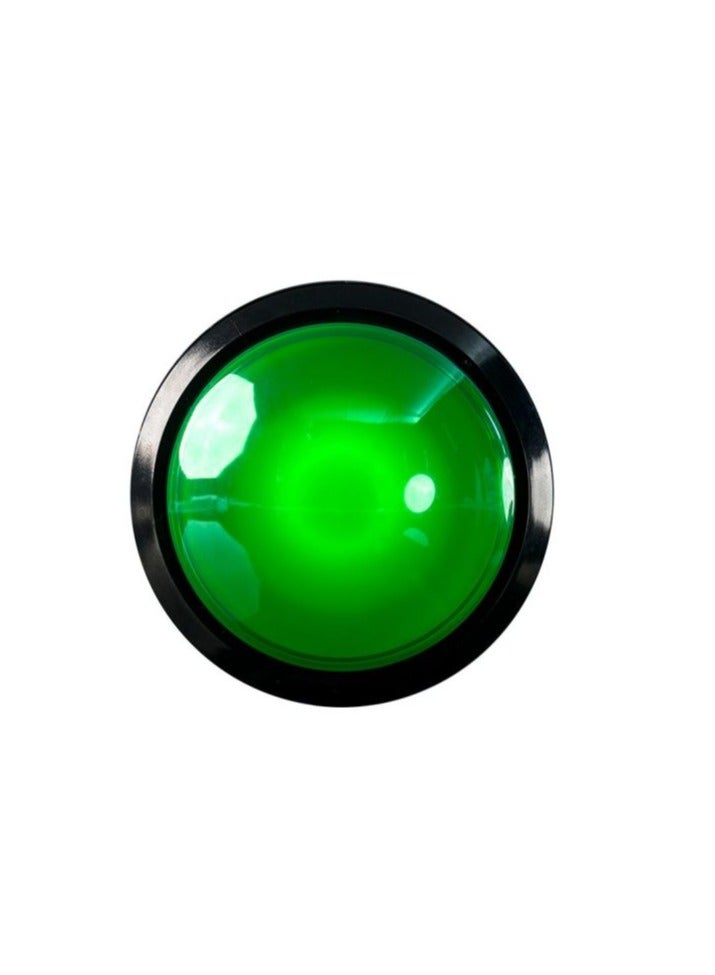 KNP KNP Push Button Switch 100mm Green is a robust and visually striking switch designed for applications where a clear easy-to-find control is needed Its large 100mm diameter and bright green color make it highly visible and suitable for various high visibility applications.  - Image 2