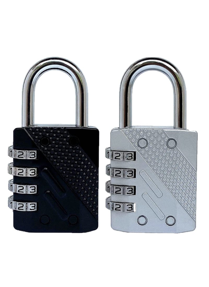 SYOSI - Combination Locks Resettable 4-Digit Outdoor Waterproof Padlock for Gym, School Locker, Fence, Toolbox, Gate, Hasp Storage Lock - Image 1