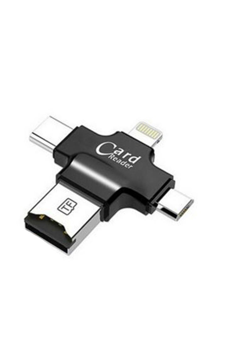 4 In 1 USB Otg Tf Micro Sd Card Reader - Image 1