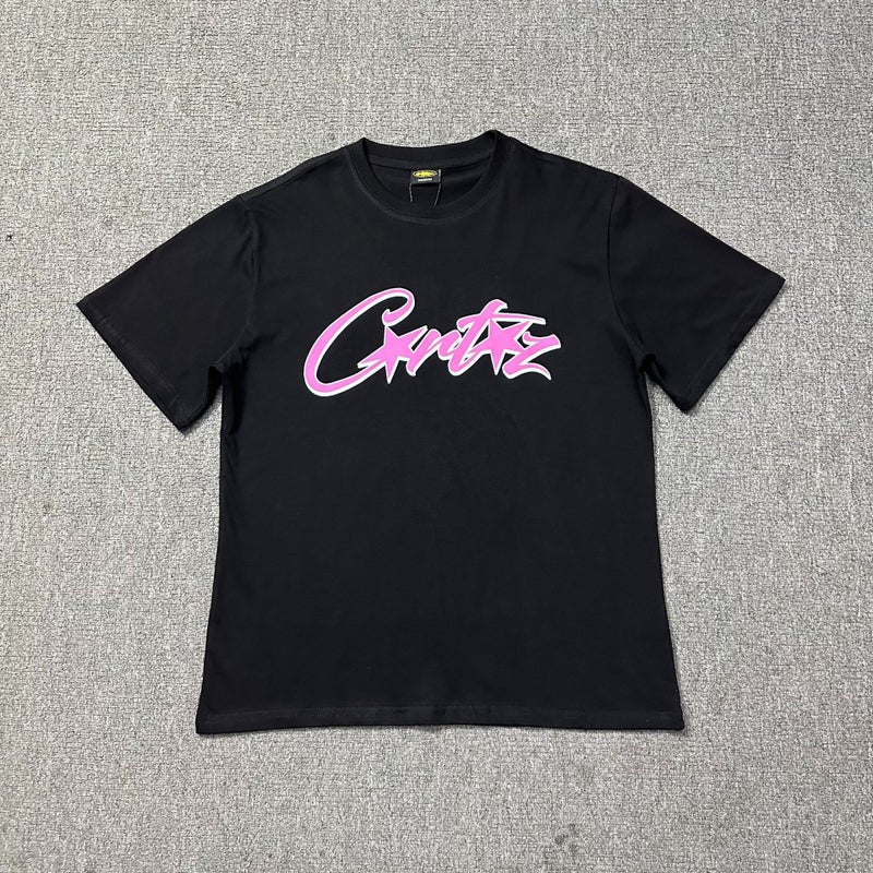 تي شيرت قصير الأكمام كورتز ألكاتراز المتنوع للتجارة الخارجية عبر الحدود 2024 أسلوب ساخن تي شيرت ثقيل قميص أساسي علامة تجارية عصرية أبيض واسع - Image 2