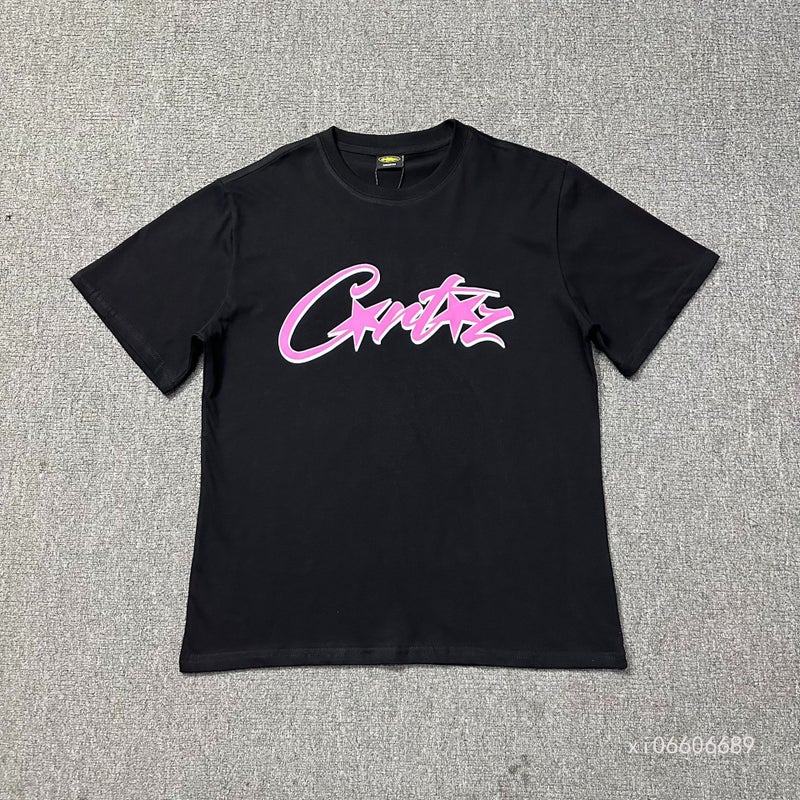 تي شيرت قصير الأكمام كورتز ألكاتراز المتنوع للتجارة الخارجية عبر الحدود 2024 أسلوب ساخن تي شيرت ثقيل قميص أساسي علامة تجارية عصرية أبيض واسع - Image 4