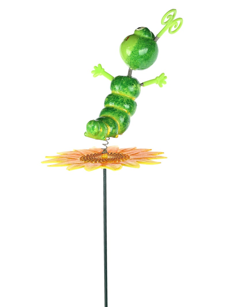 Chocozone Garden Decor 3D Pinwheels Animal Insects Wind Spinners Outdoor Pinwheels for Garden Rotating Whirlygigs Landscape Decorations (Frog & Caterpillar) - Image 5