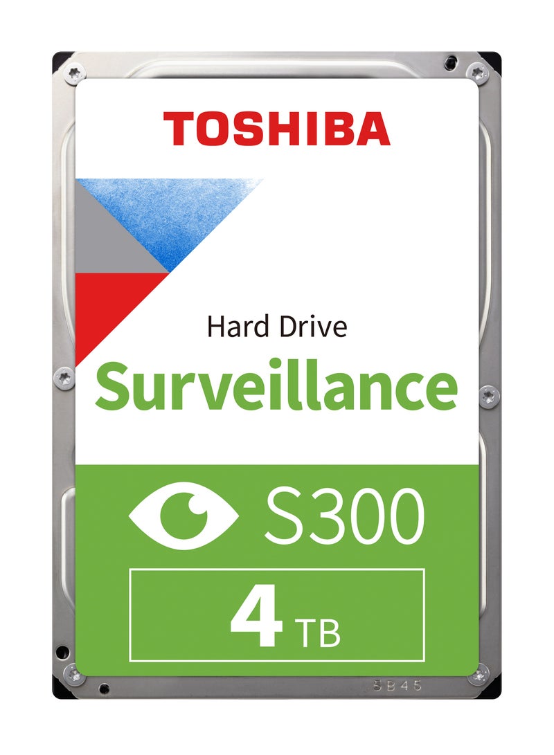 توشيبا S300 Surveillance HDD - محرك الأقراص الصلبة الداخلي SATA مقاس 3.5 بوصة يدعم ما يصل إلى 64 كاميرا عالية الدقة بعبء عمل يبلغ 180 تيرابايت/السنة (HDWT840UZSVA) - Image 3