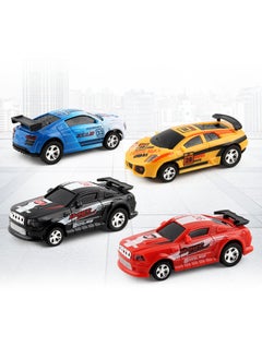 Generic Electric Can Light Remote Control Car Mini Canned Four-way Wireless Remote Control Car Racing Toy Car With Roadblock-Color:1681 Can Remote Control Car Black 120g  - Image 3