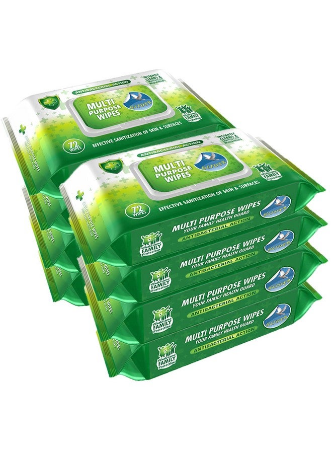 GLIDER Glider Multipurpose Skin and Surface Wipes with Flip-top (Pack of 8 (576 Wipes)) - Image 1