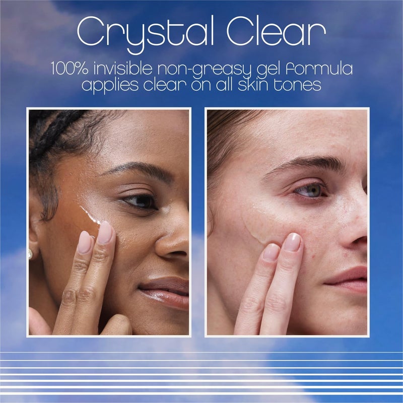 Vacation Crystal SPF 50 Face Gel, Clear Sunscreen, Hydrating & Nourishing, Water-Resistant, Fragrance-Free, Travel Size, 1.7 Fl. Oz. - Image 3