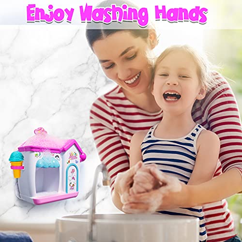 AugToy Bath Toys for Toddlers 3-5 Years, Ice Cream Foam Maker Bath Toys for Kids Ages 4-8, Bubble Pretend Cake Play Set Bathtub Toys Age 3 4 5 Year Old Girls Boys Christmas Birthday Gifts Idea - Image 3