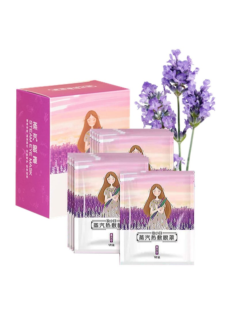 Heated Eye Mask, 20Pairs Steam Eye Mask, Heated Eye Mask for Dry Eyes, Warm Eye Compress, Eye Care Steam Warm Eye Mask, Relaxation  Eye Strain, Fatigue Disposable Moist Hot Compress Eye Patch ( - Image 1