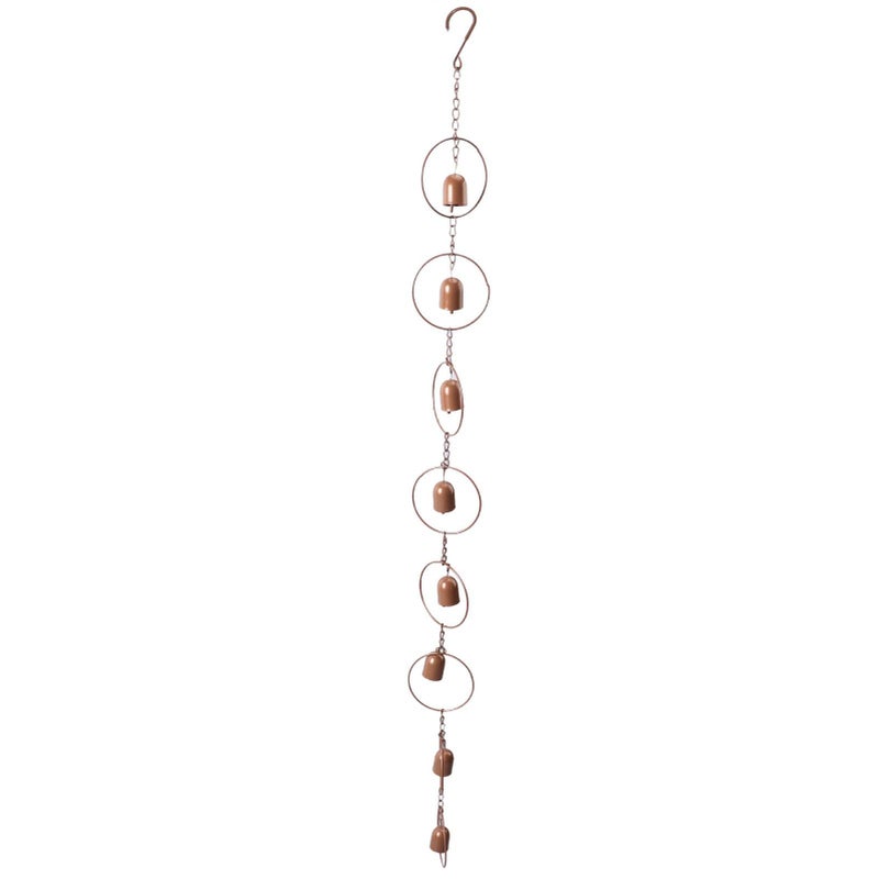 Metal Rain Chain Gutter Drainage Decorative Bell Shaped With Soothing Sound Easy Installation Outdoor Rainwater System - Image 3