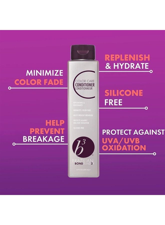 B3 BRAZILIAN BONDBUILDER B3 Shampoo/Conditioner/Ionic Color Lock Trio Pack - Image 1