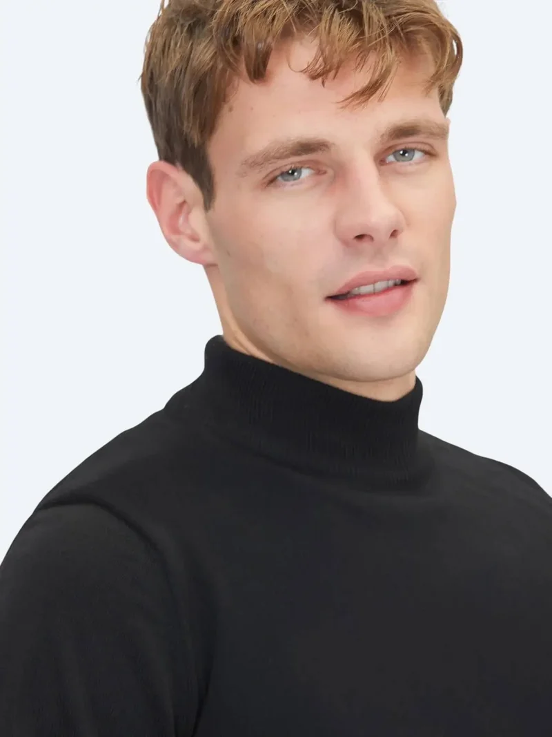 Kip Black Knitwear Sweatshirt