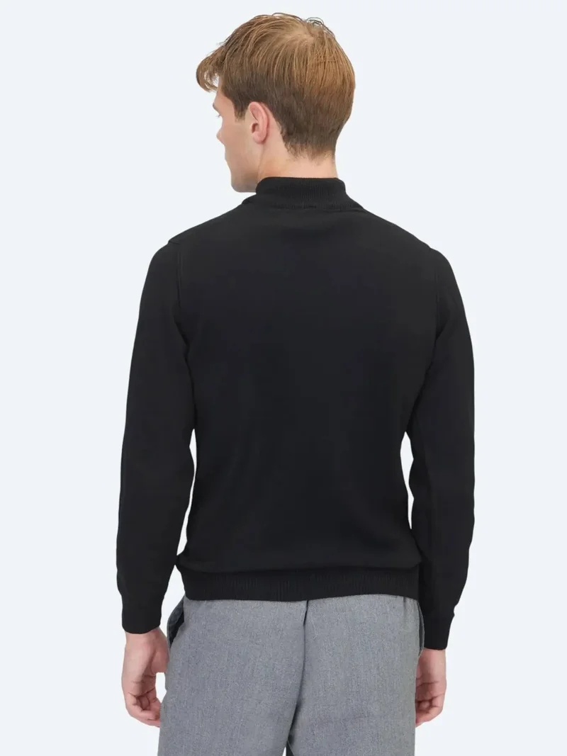 Kip Black Knitwear Sweatshirt