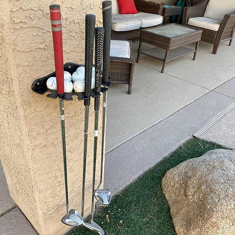 AUXPhome Golf Club Organizers Golf Club Display Golf Putter Rack Golf Club Storage Rack Golf Club Holder Golf Club Wall Mounted Bracket - Great Way to Organize Your Clubs - Easy to Install - Hardware included - Image 5