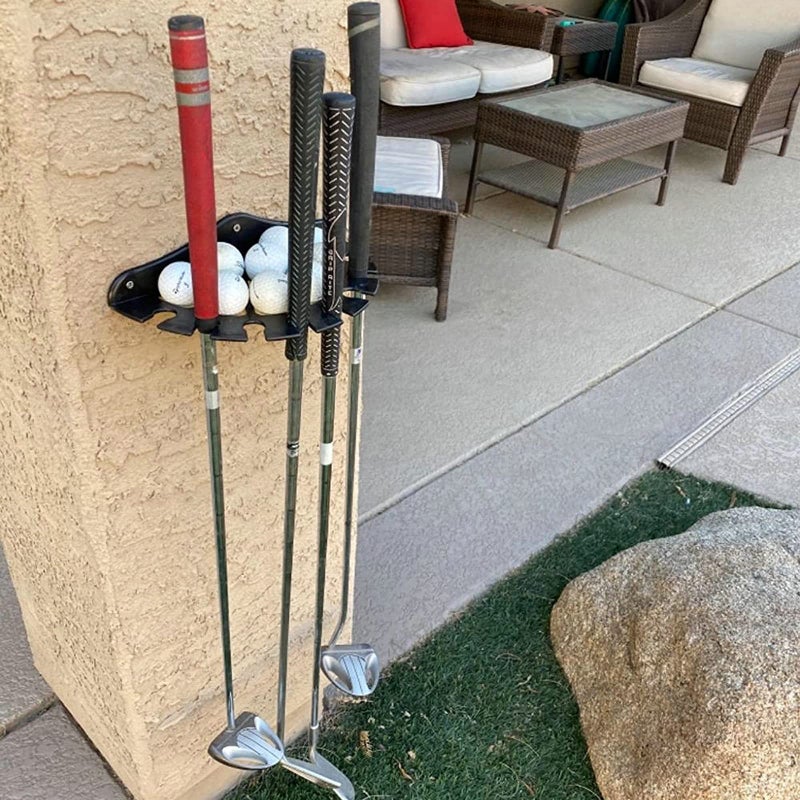 AUXPhome Golf Club Organizers Golf Club Display Golf Putter Rack Golf Club Storage Rack Golf Club Holder Golf Club Wall Mounted Bracket - Great Way to Organize Your Clubs - Easy to Install - Hardware included - Image 2