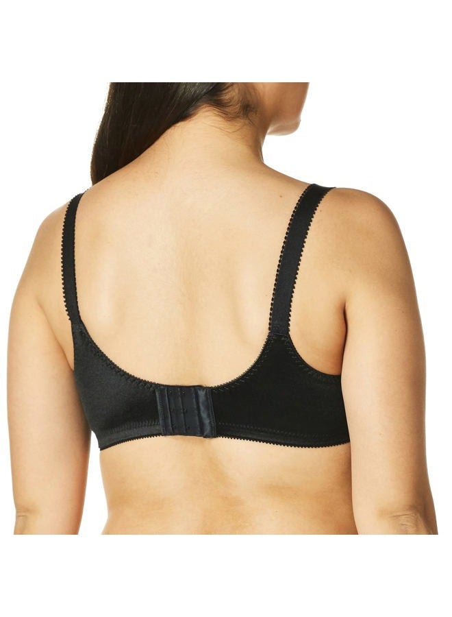 Bali Women's Double Support Wire-Free Bra, Black, 34B - Image 2
