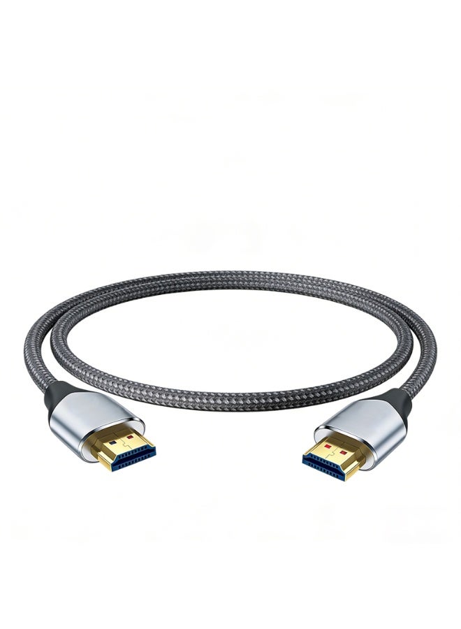 8K HDMI Cable, Nylon Braided 2.1 HDMI CL3 Rated Support Dolby Atmos, 8K@60Hz/4K@120Hz, Ultra Speed 48Gbps, eARC, HDCP 2.2 & 2.3, Dynamic HDR Compatible with Monitor/Projector/Sw-itch/P-S5/Xbo-x (1M) - Image 1