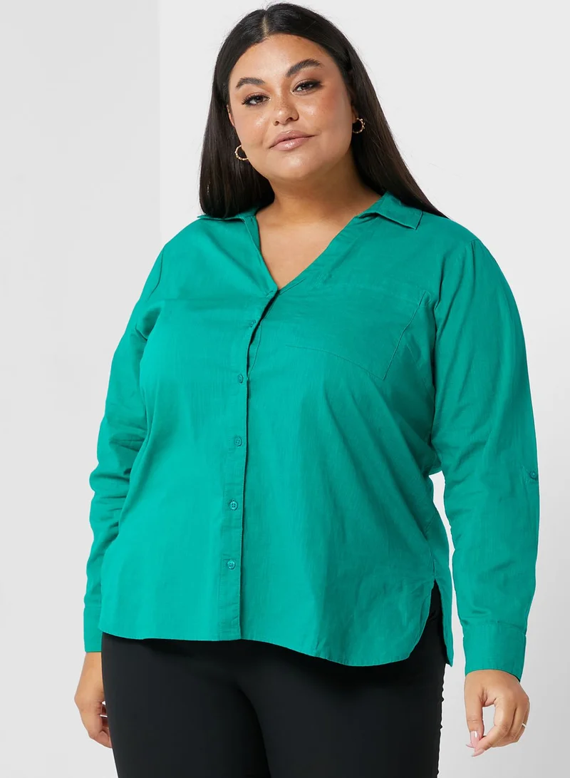 Only Carmakoma Button Down Shirt