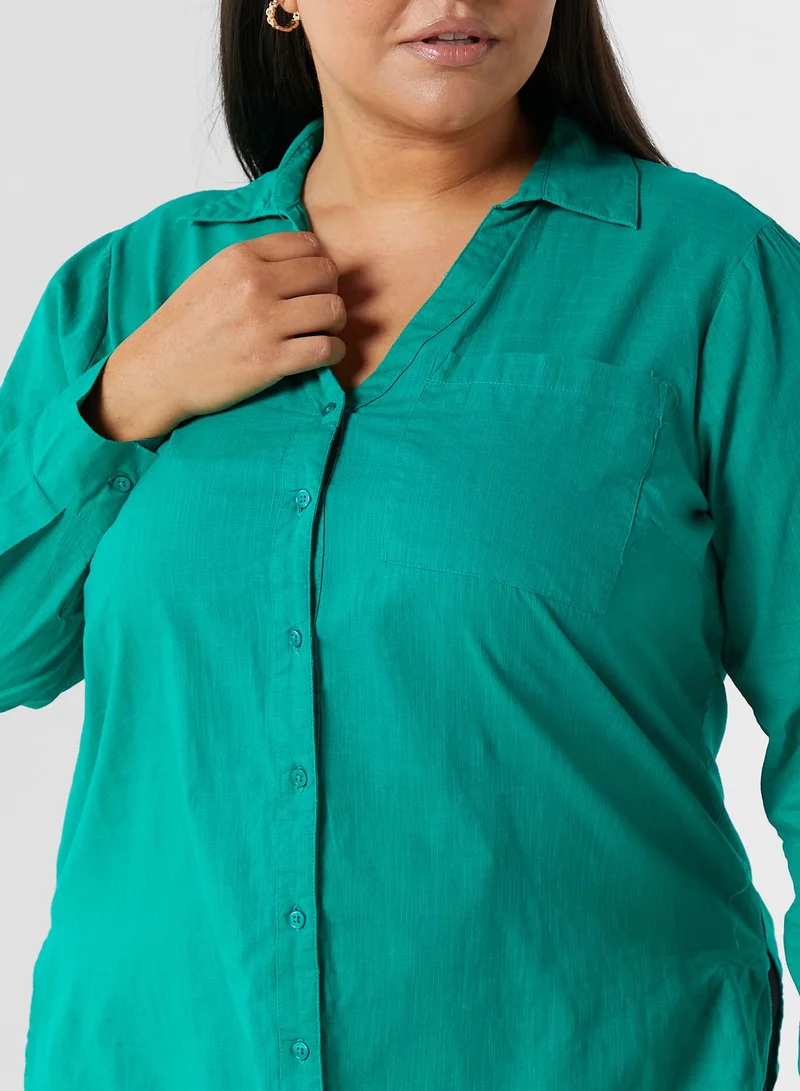 Only Carmakoma Button Down Shirt