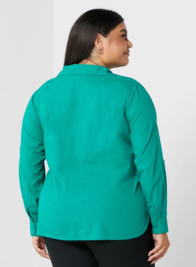 Only Carmakoma Button Down Shirt