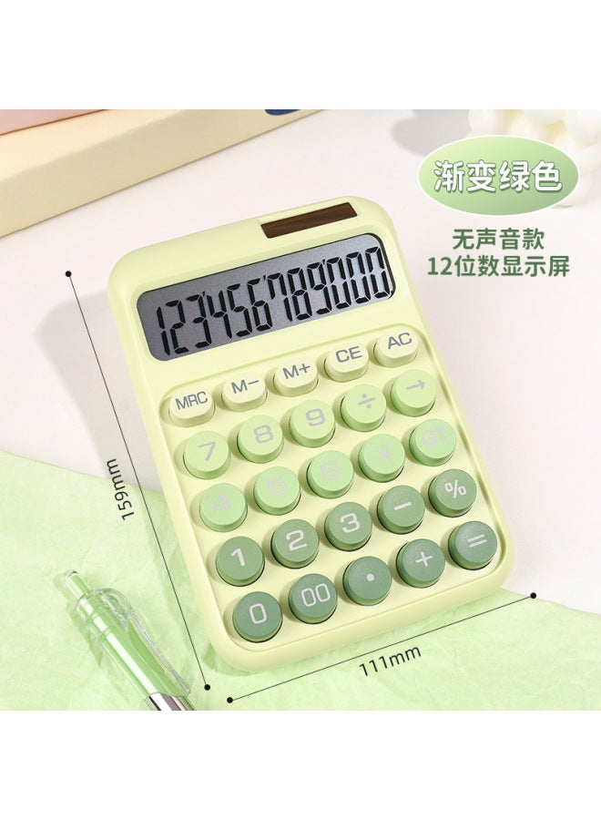 High-appearance Gradient Color Calculator For Office Use, Solar-powered Calculator For Finance And Accounting Students, Specifically Designed For Problem-solving