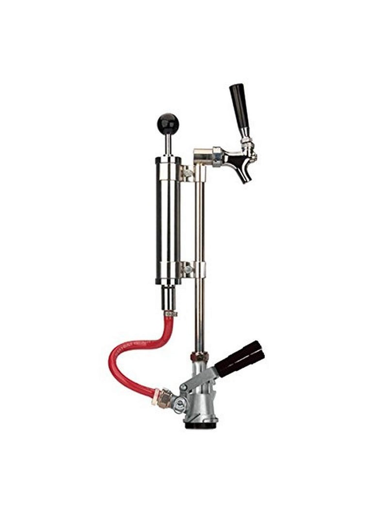 Bev Rite Bev Rite Premium Upright Beer Picnic Pump Assembly Keg Tap ConvertorSilver 
