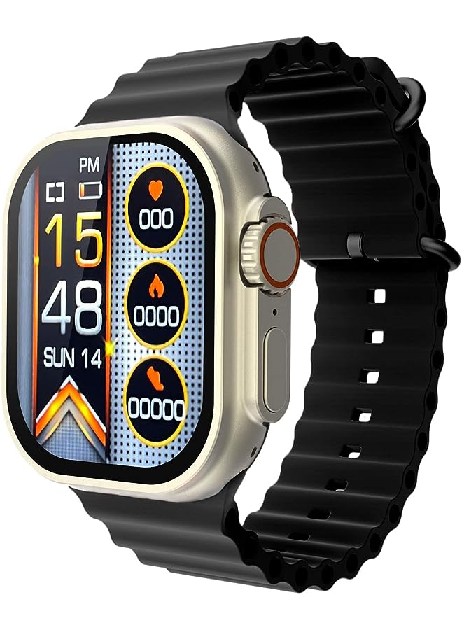 PROMASS ساعة ذكية للرجال والنساء مع مكالمة هاتفية (الاتصال / الاستقبال)، ساعة ذكية لتتبع اللياقة البدنية لهواتف Android iOS، مراقبة معدل ضربات القلب الصحية، مراقبة النوم، عداد السعرات الحرارية، تذكيرات الموسيقى، أوضاع الرياضة المتعددة - Image 1