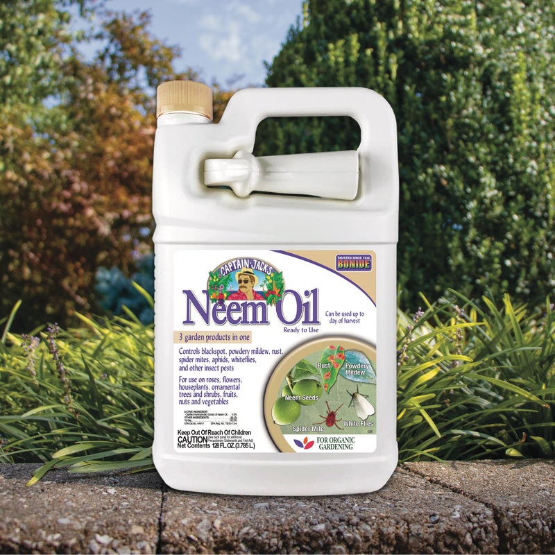 Bonide Captain Jack's Neem Oil, 128 oz Ready-to-Use, Multi-Purpose Fungicide, Insecticide and Miticide for Organic Gardening - Image 2