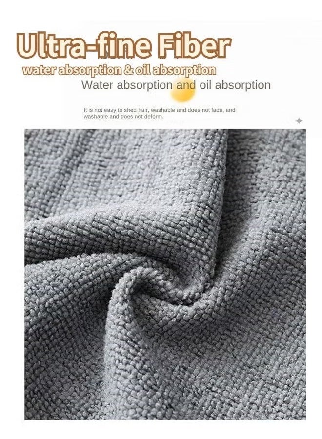 Reusable Microfiber Kitchen Cleaning Cloths Super Absorbent, Quick-Drying Dish Towels for Kitchen Car Furniture Bowl Tea Dishcloths Lint-Free Machine Washable Non-Stick Oil Dish Rags 20 Pieces/Box - Image 3