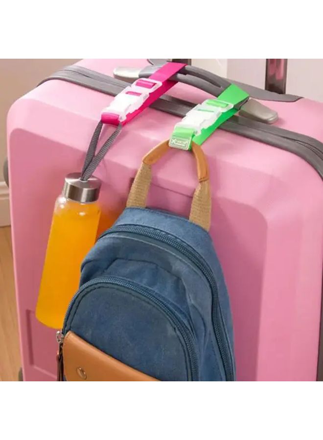 Light Blue 5 Pack Suitcase Packing Straps Travel Luggage Ties Trolley Bag Belt - Image 4