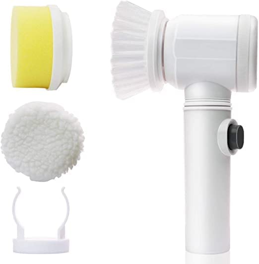 DASOSMI Electric Spin Scrubber 7 in 1 Magic Brush Power Cleaning Tool With 5 Brush Heads for Kitchen and Bathroom - Pack of 1 - Image 5