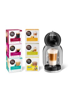 Dolce Gusto Mini Me Single Serve Capsule Coffee Machine Starter Kit,Including Coffee Capsules 0.8 L 1460 W EDG155.BG Black /Grey  - Image 2