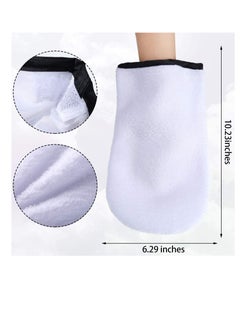 Excefore Nail Wax Care Gloves, Paraffin Wax Mitts, Paraffin Wax Foot Care, Paraffin Wax Gloves and Booties (White)  - Image 2
