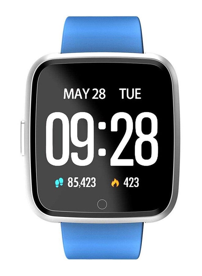 OPTA SB-076 U-Wear Bluetooth Fitness Band Smart Watch for AndroidiOS Devices, Medium (Blue) - Image 2