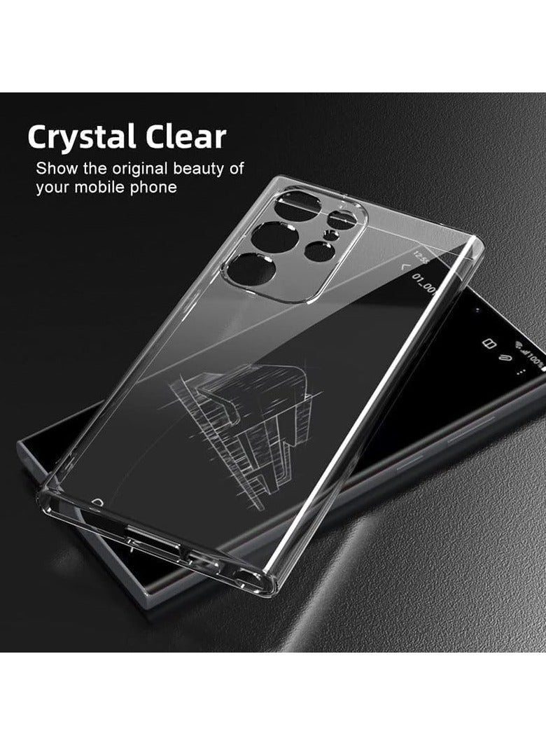 Samsung Galaxy S25 Ultra Clear Case Soft Flexible TPU Shockproof Transparent Back Cover Compatible for Samsung Galaxy S25 Ultra - Image 2