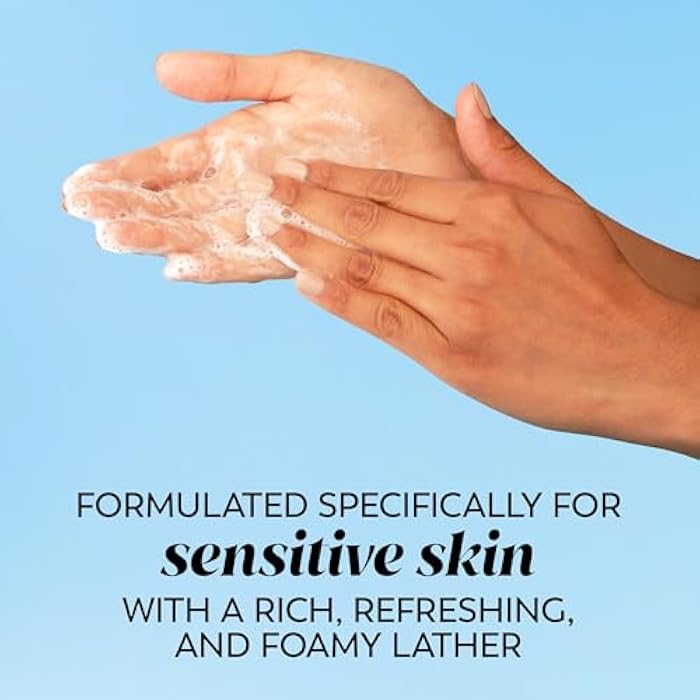 Olay Face Cleanser, Gentle Foaming Face Wash for Sensitive Skin - Fragrance-Free, Oil-Less, Soap-Free, Glycerin-Based Formula, Daily Cleansing without Irritation, 6.7 Oz - 3 Pack - Image 4