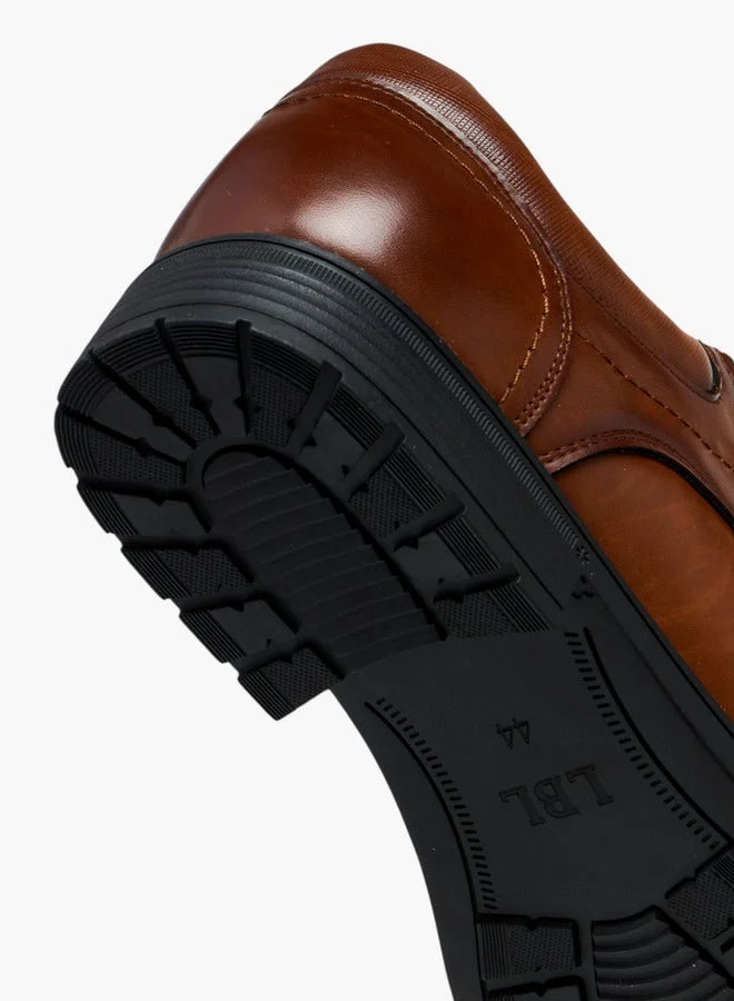 LBL by Shoexpress Solid Lace-Up Derby Shoes