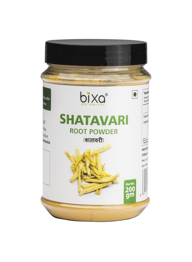Bixa Botanical Shatavari Root Powder - 200 Gm (Asparagus Racemosus) | Women's Wellness, Lactation Support | Uterine Tonic, Menstrual Cramp Relief - Image 1