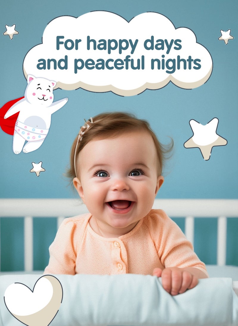 يوكوصن حفاضات يوكو صن للأطفال، مقاس 3 / M (5–10 كغ)، 62 قطعة × عبوتين – ناعمة جدًا، مضادة للحساسية، بتكنولوجيا يابانية لراحة الطفل، مانعة للتسرب مع حماية الجفاف لمدة 12 ساعة - Image 3