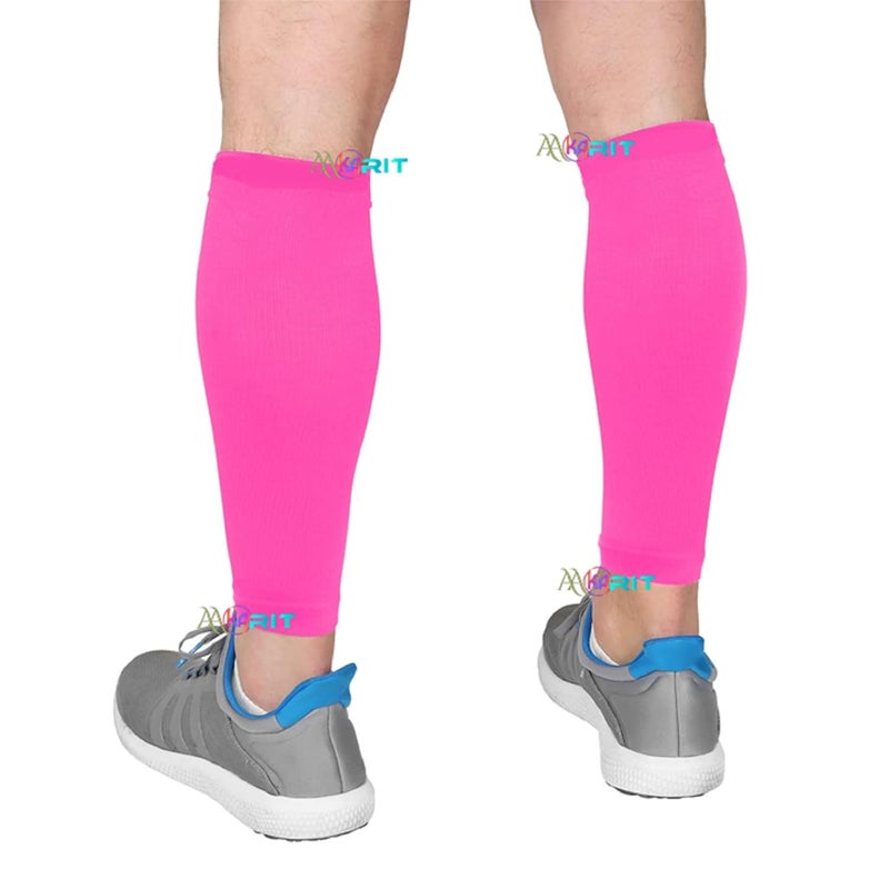 Aakarit Calf Compression Sleeve for Men & Women Footless Compression Socks for Shin Splint Pain Relief, Varicose Veins | Perfect Leg Sleeve for Running, Travel, Nursing, Cycling, Work and Fitness - Image 1
