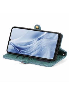 erorex Case For Xiaomi Redmi 13C 5G Geometric Zipper Wallet Side Buckle Leather Phone Case  - Image 4