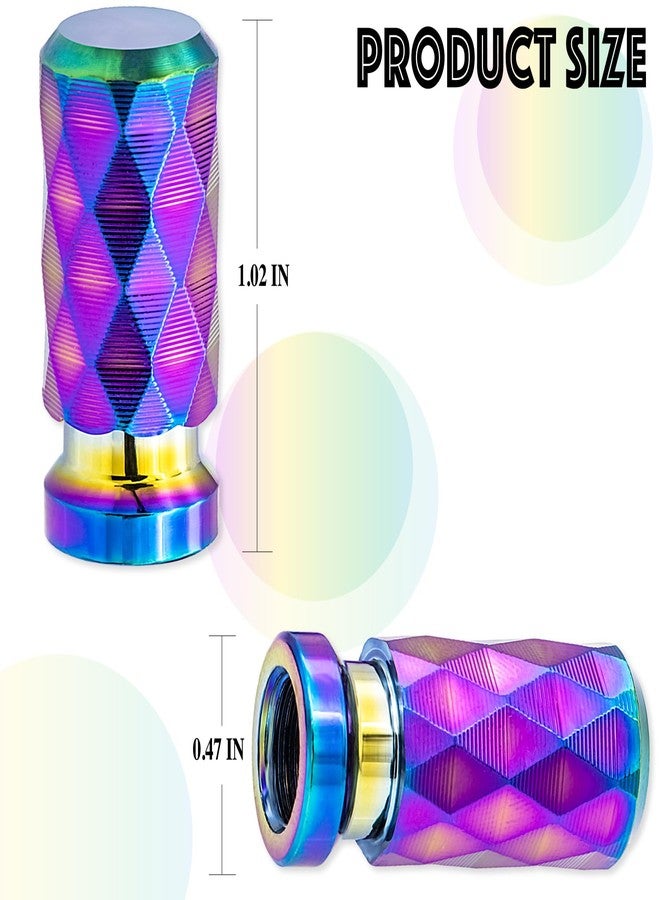 MEAJOO 4PCS Colorful Car Tire Valve Stem Cap, Leak-Proof Tyre Air Valve Caps, Aluminum Alloy Air Leakproof Valve Caps Cover fits Cars, Trucks, Bikes, Motorcycles, Bicycles Tire Caps - Image 2